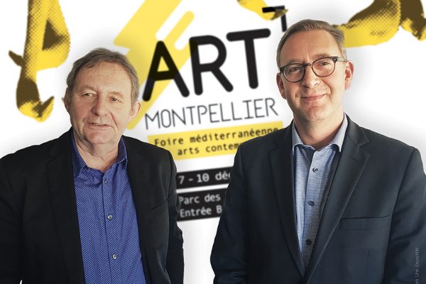 Didier Vesse (directeur artistique de la manifestation) et Cédric Fiolet (directeur de Montpellier Events)